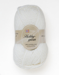 Viking garn Hobbygarn 50g - Vit (900)