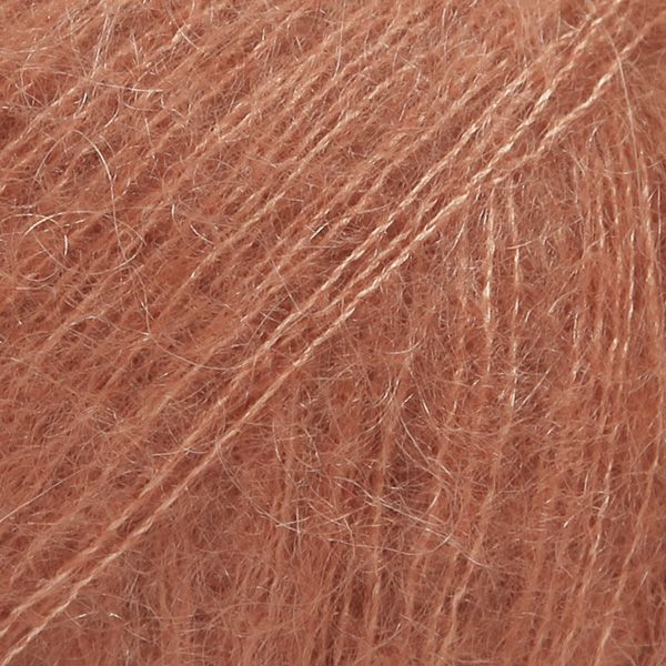 DROPS Kid-Silk Uni Colour garn - 25g - Rost DROPS Kid-Silk Uni Colour garn - 25g - Rost