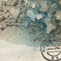 Kundbild Akvarellfärg W&N Cotman Water Brush Pen set 12: Del av art journalsida där jag...