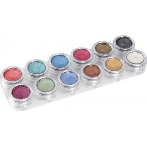 Grimas ansiktsfärg - sminkpalett - pärlemorsfärger - 5 ml Grimas ansiktsfärg - sminkpalett - pärlemorsfärger - 5 ml
