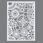 Stenciler A5 - Blomster