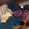 Kundbild Svarta Fåret Ulrika garn 50g - Blå (73): Jul gåvor, restgarner, mest Ulrika...