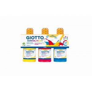 Tvättbar Barnfärg Giotto 3x250 ml - Gul/Röd/Blå Tvättbar Barnfärg Giotto 3x250 ml - Gul/Röd/Blå