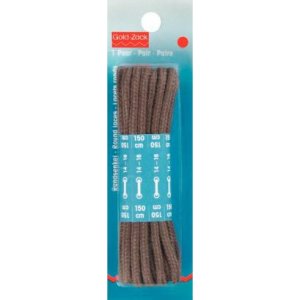 Runda skosnören 5mm 150cm CO brun 2 st Runda skosnören 5mm 150cm CO brun 2 st