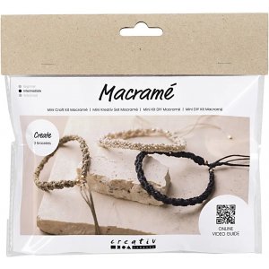 Mini DIY Kit Makramé, Armband Mini DIY Kit Makramé, Armband
