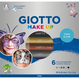 Sminkpenna Giotto 6-pack - Metallic Sminkpenna Giotto 6-pack - Metallic