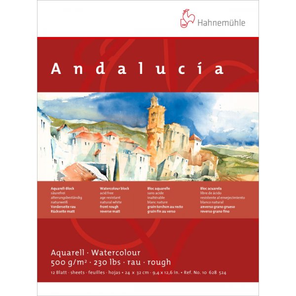 Akvarellblock Hahnemhle Andaluca 500g Grov/Matt