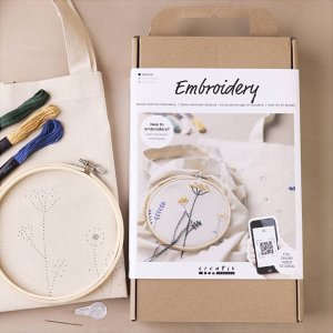 Start DIY Kit Broderi - Blommor Start DIY Kit Broderi - Blommor