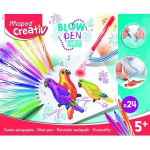 Blåspenna - Maped - 24 pennor (5+ år) Blåspenna - Maped - 24 pennor (5+ år)