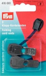 Snörstopp plast svart 2 st Snörstopp plast svart 2 st