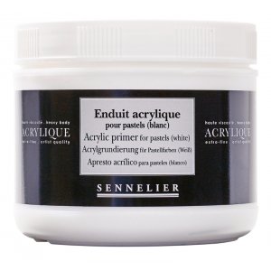Akrylmedium Sennelier 500Ml - Acrylic Primer For Pastels (White) Akrylmedium Sennelier 500Ml - Acrylic Primer For Pastels (White)