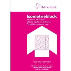 Millimeterblock Hahnemühle Isometric 80/85g Millimeterblock Hahnemühle Isometric 80/85g