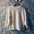 Kundbild DROPS Kid-Silk Uni Colour garn - 25g - Natur (01): Saturday night sweater, (mönster...