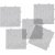 Prlplattor kvadrat - 10 st