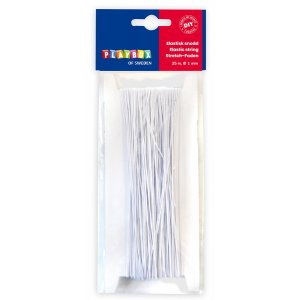 Elastisk snodd - Vit - Olika längder! Elastisk snodd - Vit - Olika längder!