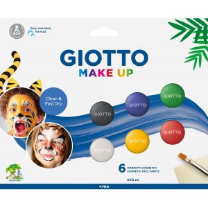 Ansiktsfärg Giotto 6x5 ml - Klassisk Ansiktsfärg Giotto 6x5 ml - Klassisk