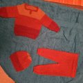Kundbild Viking garn Baby Ull 50g - Ljus Burgundy (357): Höstigt babyset i viking babyull