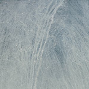 DROPS Kid-Silk Uni Colour garn - 25g - Ljus gråblå (07) DROPS Kid-Silk Uni Colour garn - 25g - Ljus gråblå (07)