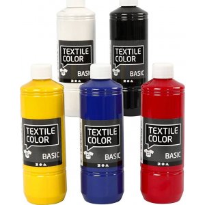 Textile Color textilfärg - primärfärger - 5 x 500 ml Textile Color textilfärg - primärfärger - 5 x 500 ml