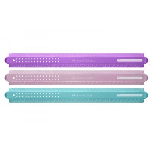 Linjal - Faber-Castell - 30cm - Glittrande Linjal - Faber-Castell - 30cm - Glittrande
