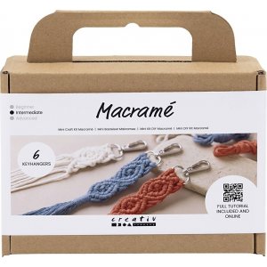Mini DIY Kit Makramé - Nyckelringar Mini DIY Kit Makramé - Nyckelringar