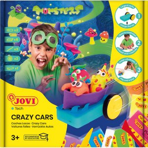 Lerset - Jovi-tech Plastilina - Racingbil kit neonfärger Lerset - Jovi-tech Plastilina - Racingbil kit neonfärger