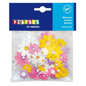 Blommor självhäftande Blommor självhäftande