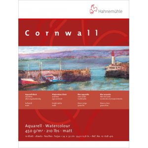 Akvarellblock Hahnemühle Cornwall 450g Matt Akvarellblock Hahnemühle Cornwall 450g Matt