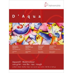 Akvarellblock Hahnemühle D'Aqua 220g Grov Akvarellblock Hahnemühle D'Aqua 220g Grov