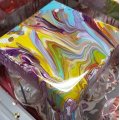 Kundbild Pouring medium Liquitex 946 ml: Pouring art