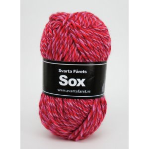 Sox 50g - Rosa/röd (06) Sox 50g - Rosa/röd (06)