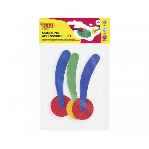 Lerverktyg - Jovi - Mönstrade skärare 3-pack Lerverktyg - Jovi - Mönstrade skärare 3-pack